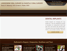 Tablet Screenshot of myoralsurgeons.com